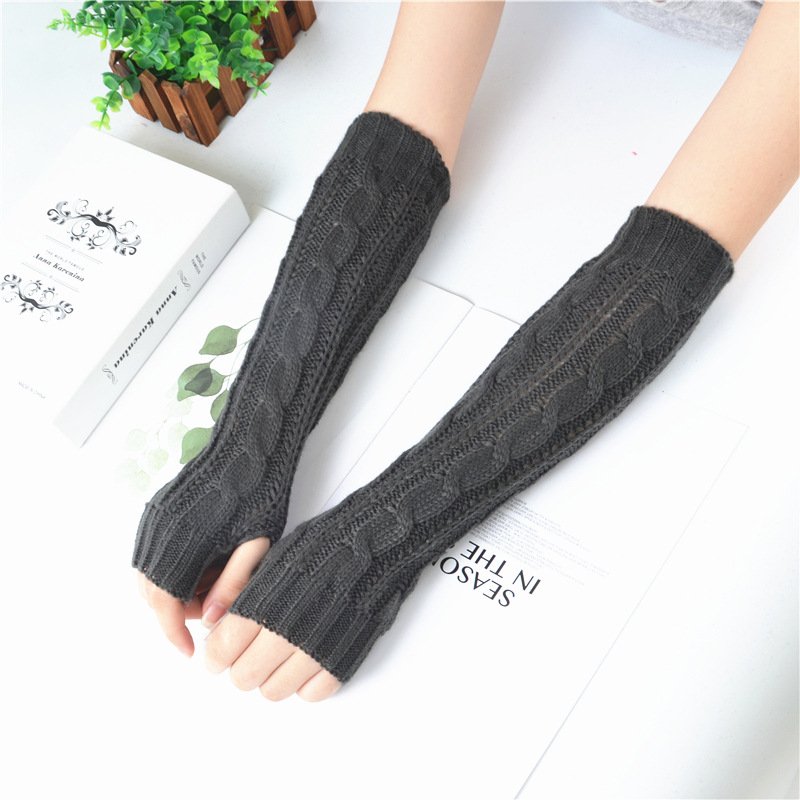 Winter Warm Half Finger Gloves for Women