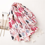 Floral Vacation Scarf for Women
