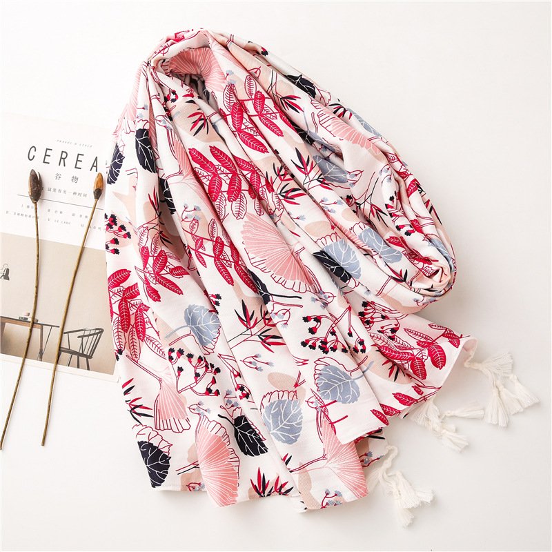 Floral Vacation Scarf for Women