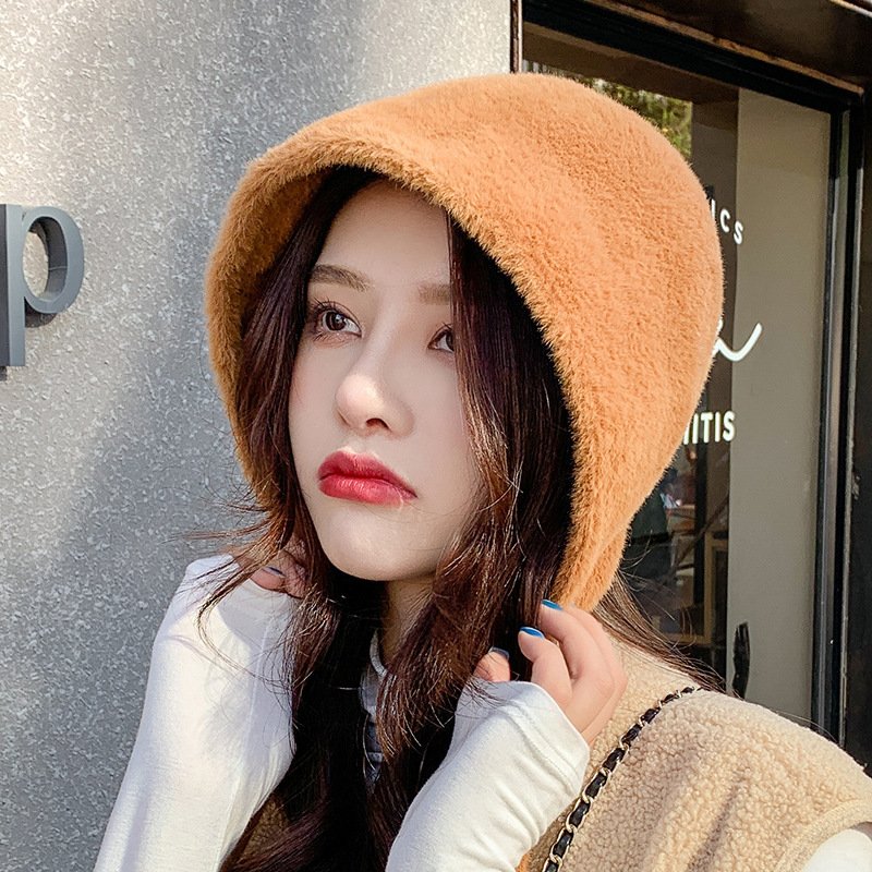 Faux Fur Basin Hat