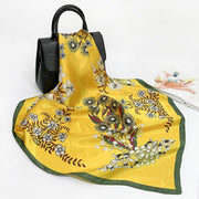 Vibrant Square Scarf for Women, 90x90cm