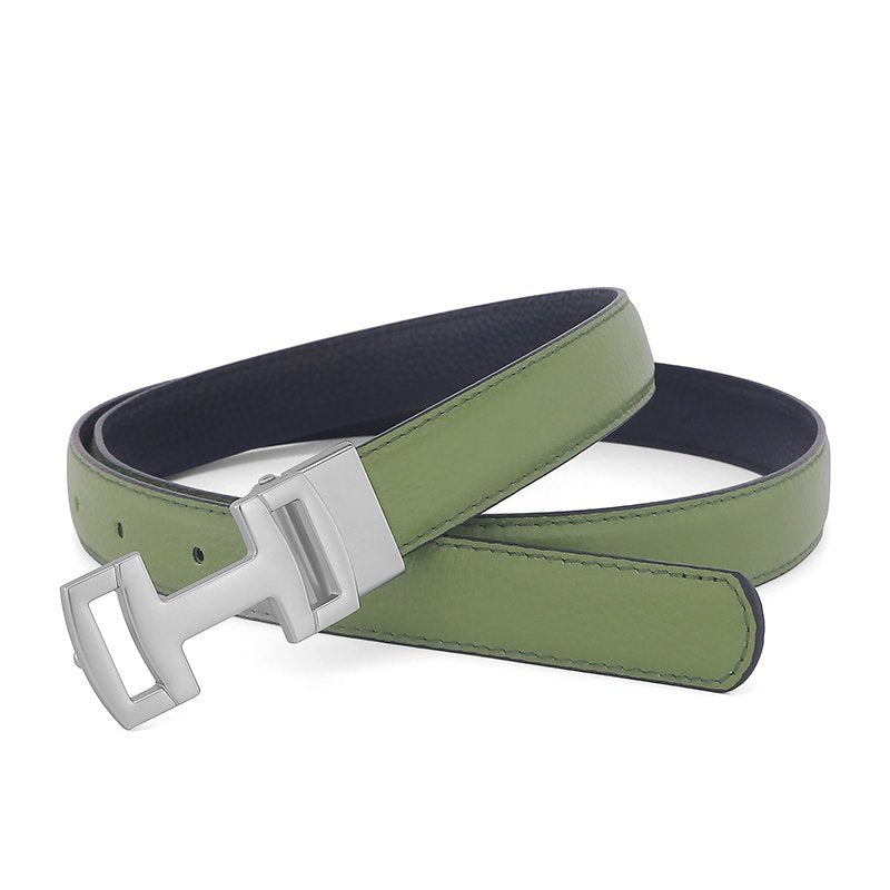Fashion Cowhide Thin Belt for Women