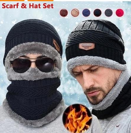 Warm Winter Hat Set