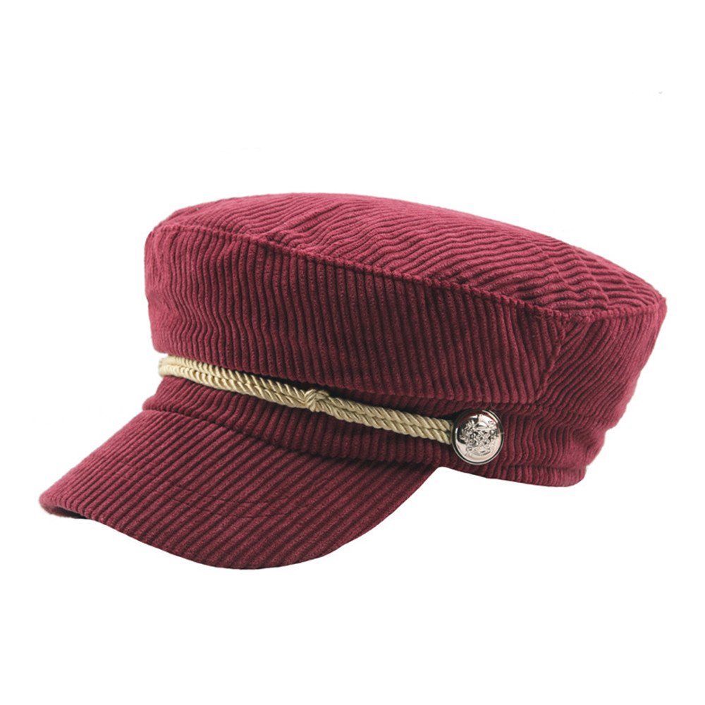 Corduroy Flat Cap