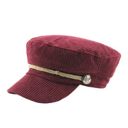 Corduroy Flat Cap