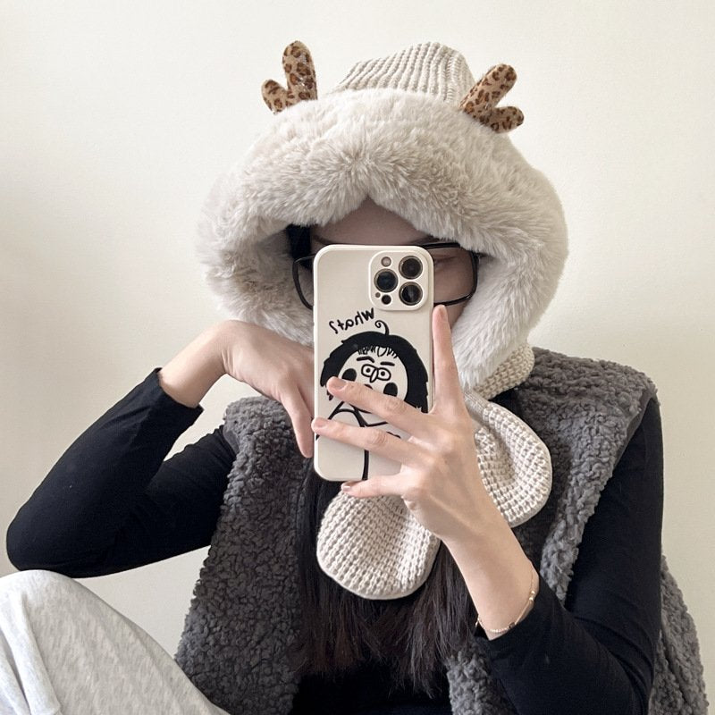 Warm Winter Scarf Hat