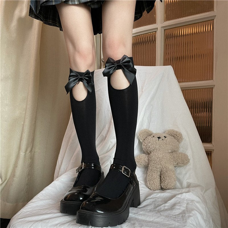 Sexy Velvet Thigh-High Stockings for Women