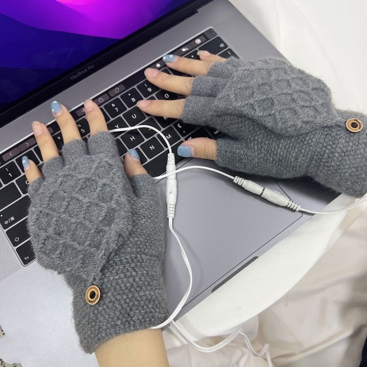 Warm Touch USB Charging Gloves for Women