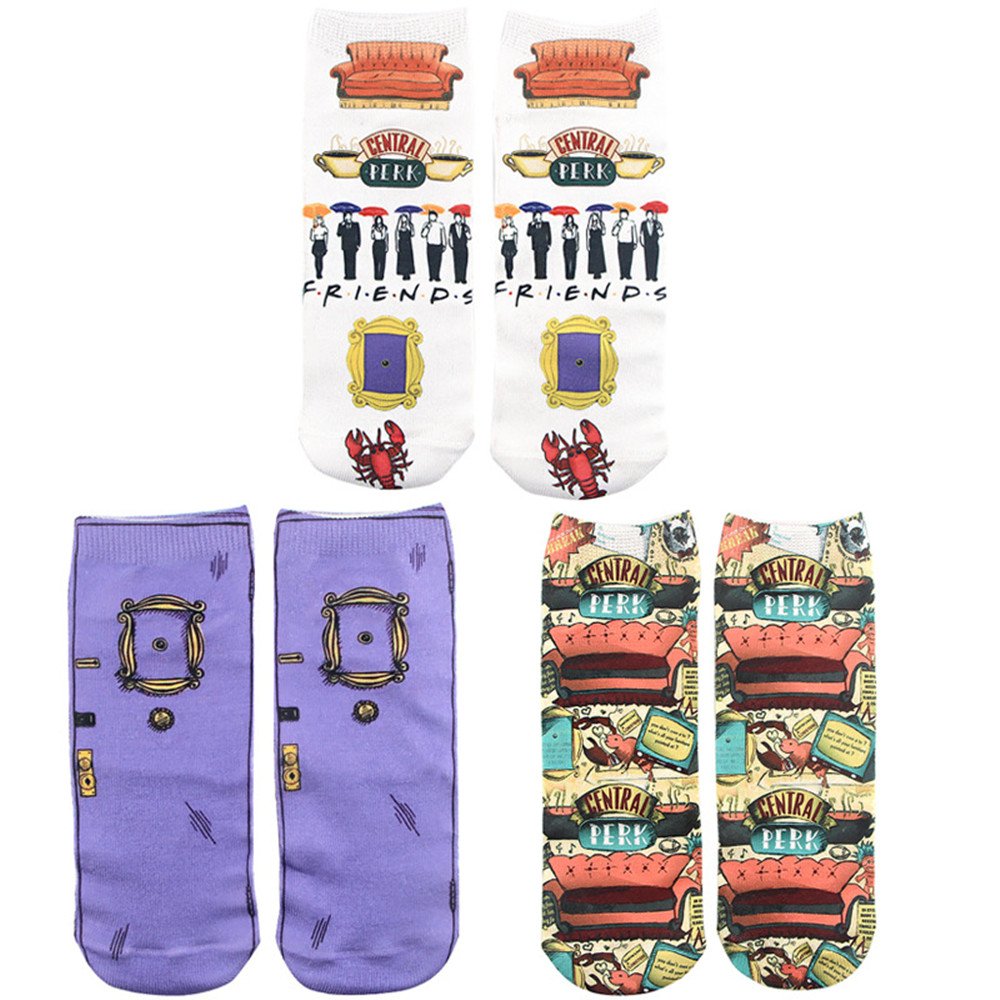 Breathable Cartoon Socks for Women
