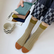 Fashion Color Stripe Women's Socks