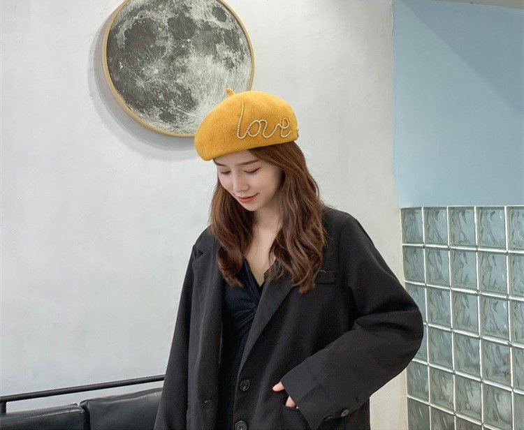 Warm Wool Beret Hat