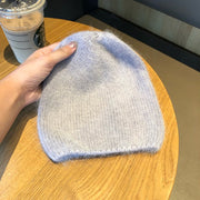 Warm Round Top Bun Head, Versatile Woolen Hat for Women