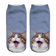 Kids' 3D Cat Socks for Girls