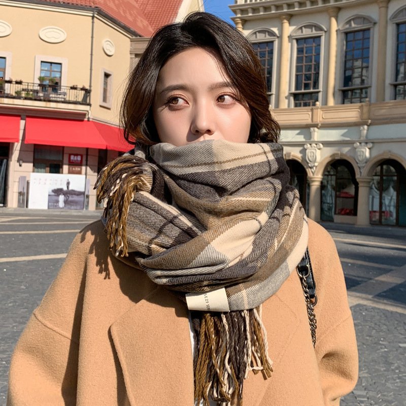 Cozy Plaid Scarf