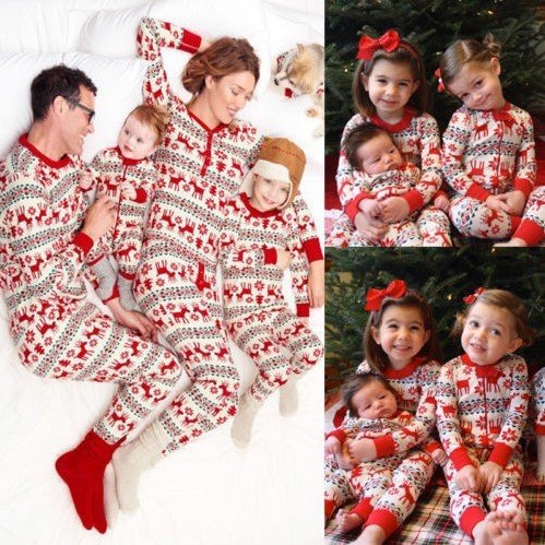 Cozy Christmas Family Suit for Mom & Dad