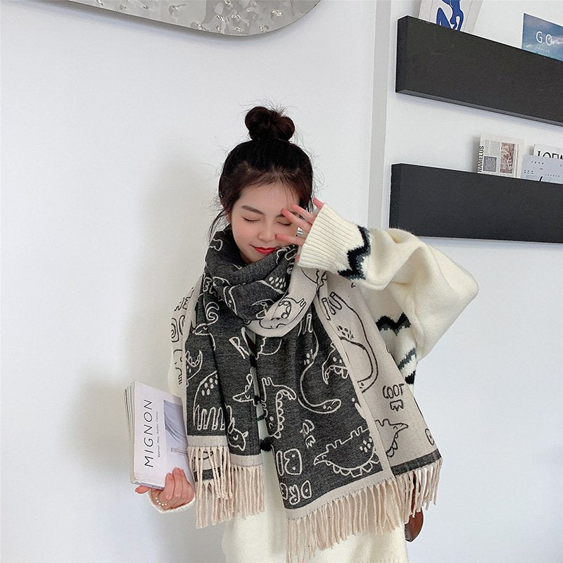 Stay Warm & Stylish with Sun Protection Cashmere Shawl