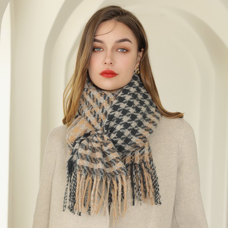 Cozy Cashmere Shawl Scarf for Winter
