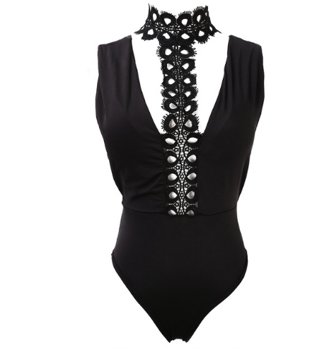 Sexy Stretch Lace Bodysuit & Roleplay Outfit