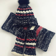 Warm Scarf Hat Glove Set