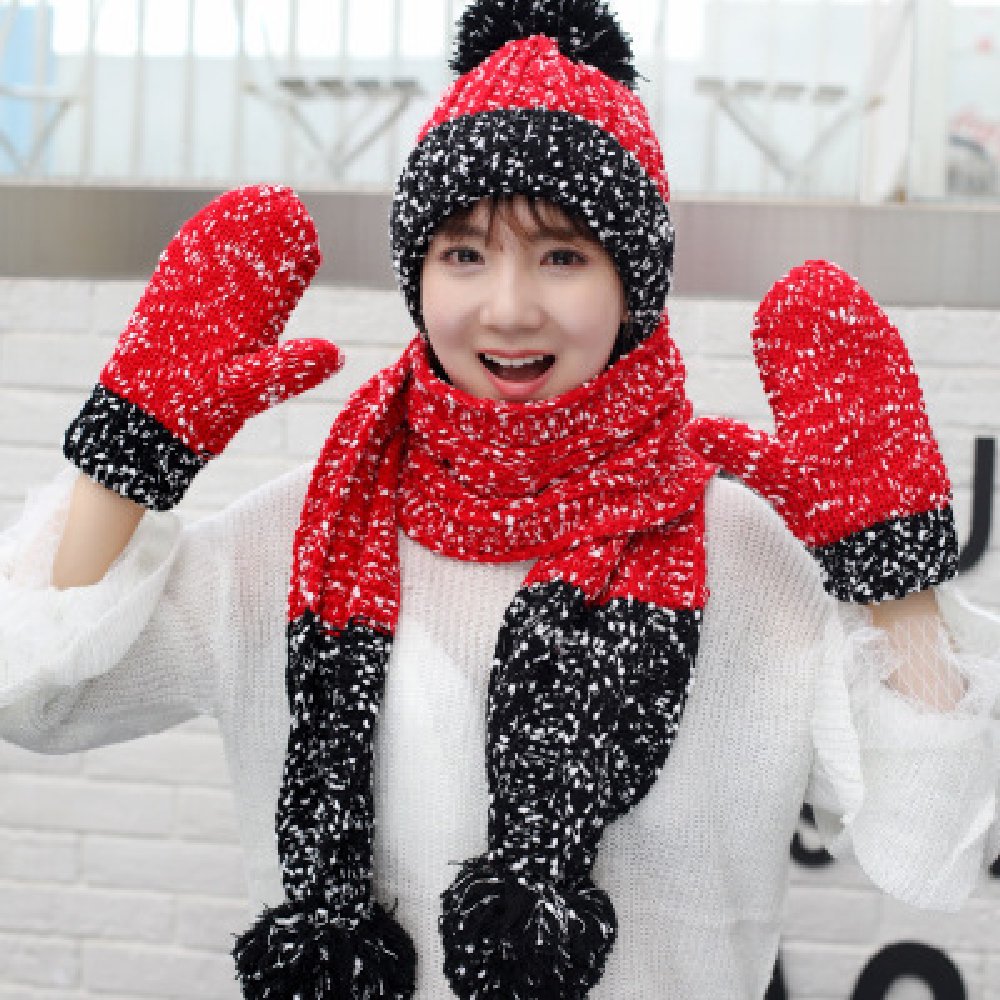 Winter Set: Hat, Scarf, Gloves