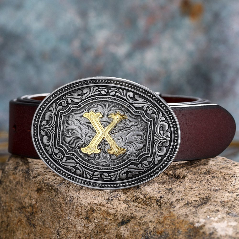 Personalized Alphabet Letter Belt Buckle Head