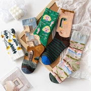 Trendy Literary Socks for Women