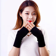 Warm Half Finger Gloves for Women