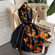 Retro Chic Silk Scarf