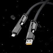 Fast Charging 4-in-1 Type-C Cable
