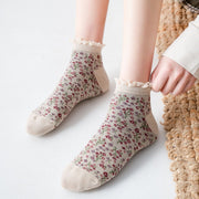 Lace Boat Socks for Women - Breathable & Warm