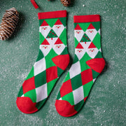 New Year Santa Socks for Women