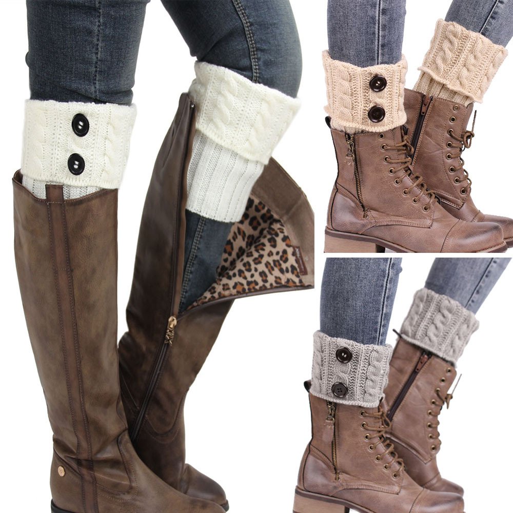 Cozy Knit Ankle Covers for Women