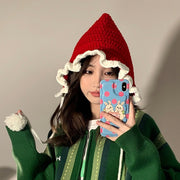 Warm Knitted Wool Hat for Women