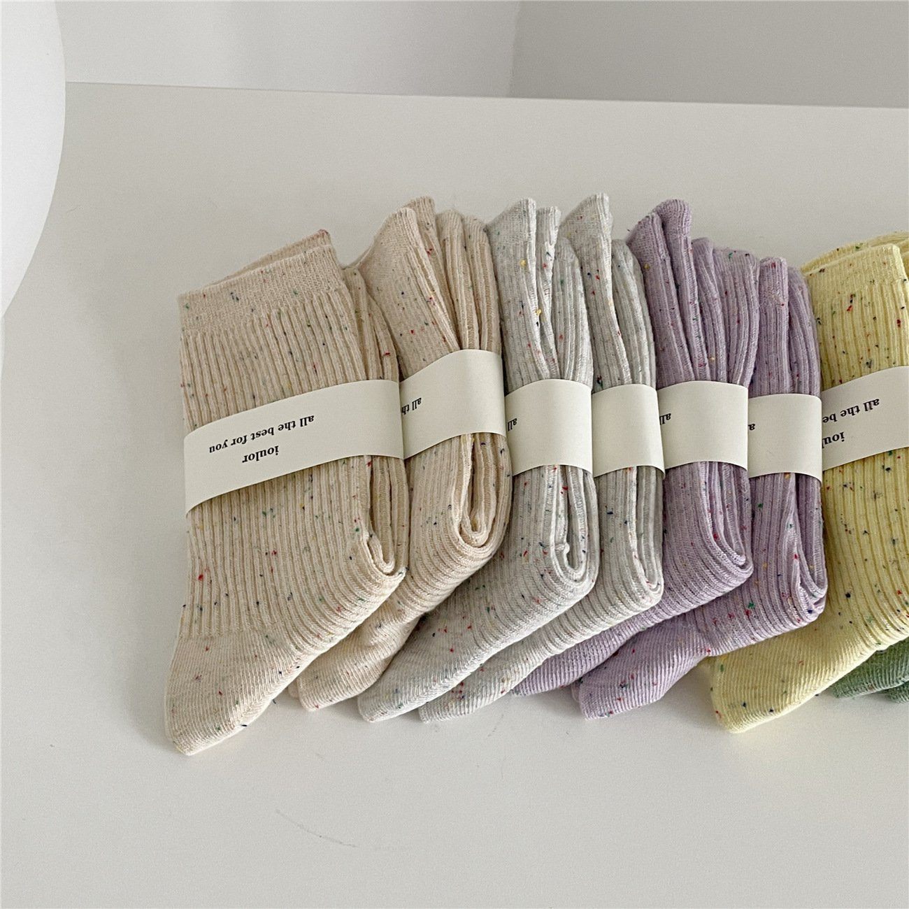 Comfortable Solid Tube Socks for Women