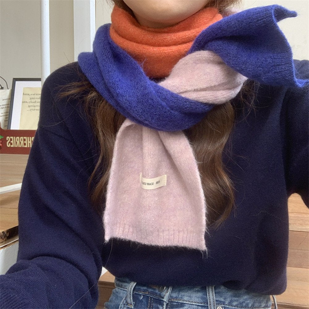 Stay Chic with Multicolor Wool Scarf