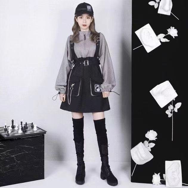 Women's Detachable Suspender Skirt for Everyday Style