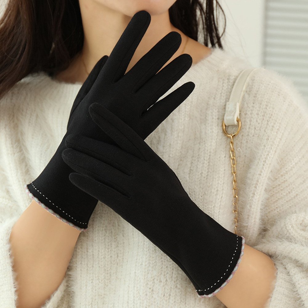 Warm Touchscreen Gloves for Women - Cold & Wind Protection