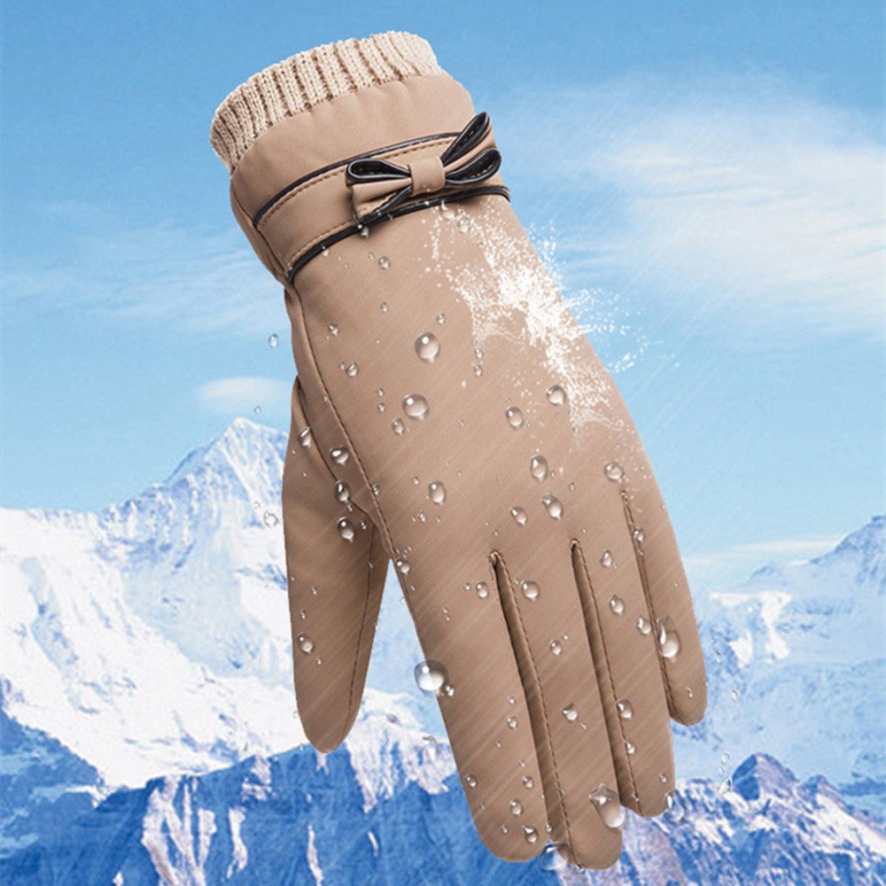 Soft Women's Gloves Windproof Warm Touch