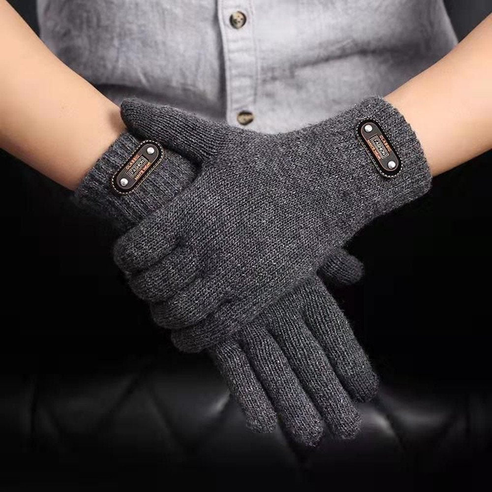 Men's Plus Size Insulated Touch Screen Gloves