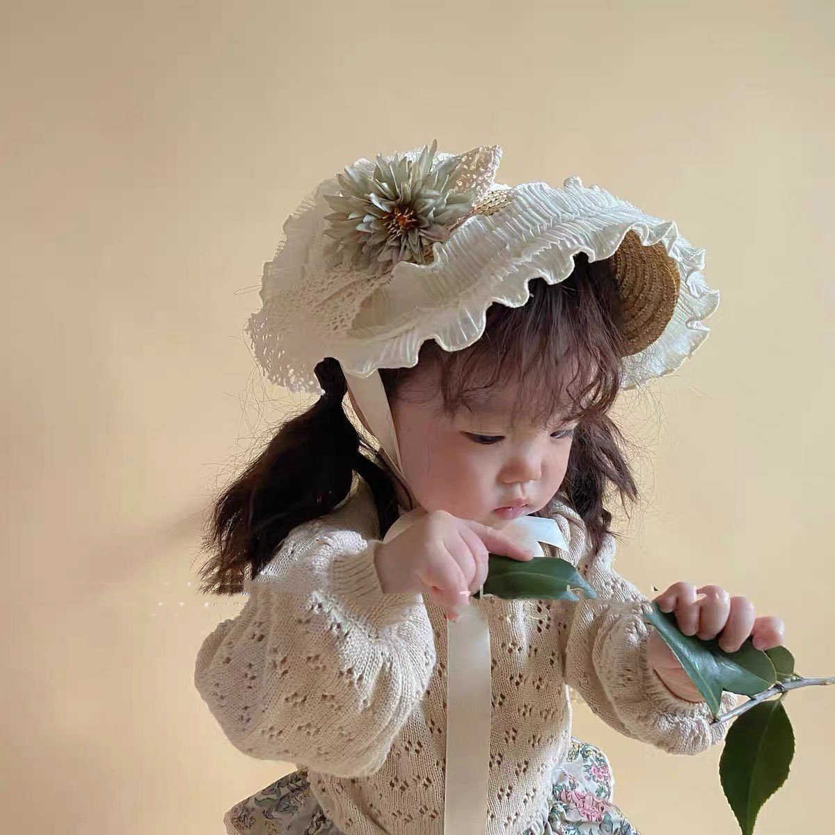 Kids' Pastoral Wind Hat for Summer