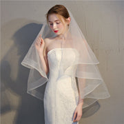 Double Layer Hair Comb Yarn, White, 60-80cm Long