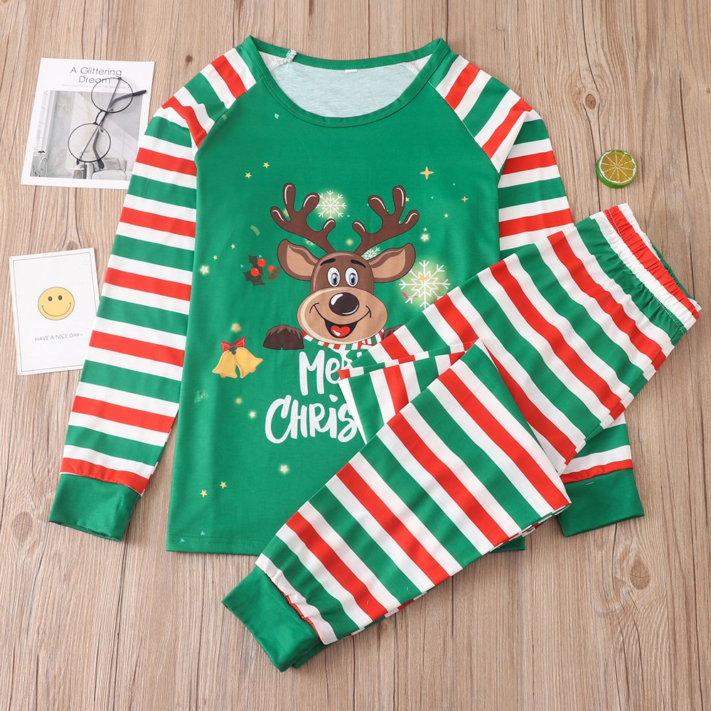 Cute Parent-Child Pajamas Set