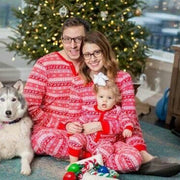 Cozy Holiday Pajamas Set for Parent & Child