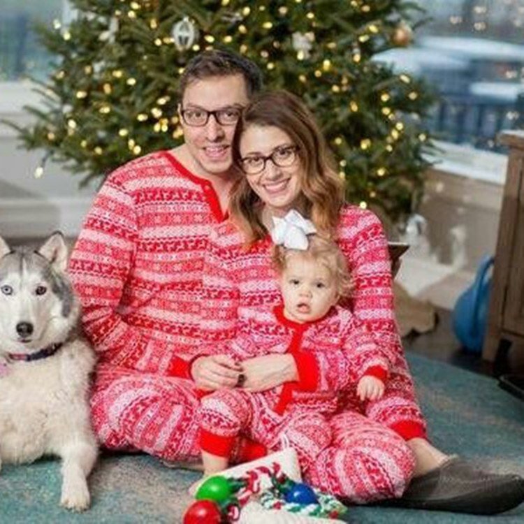 Cozy Holiday Pajamas Set for Parent & Child