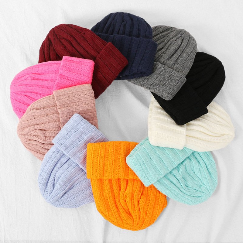 Winter Wool Knit Hats for Women