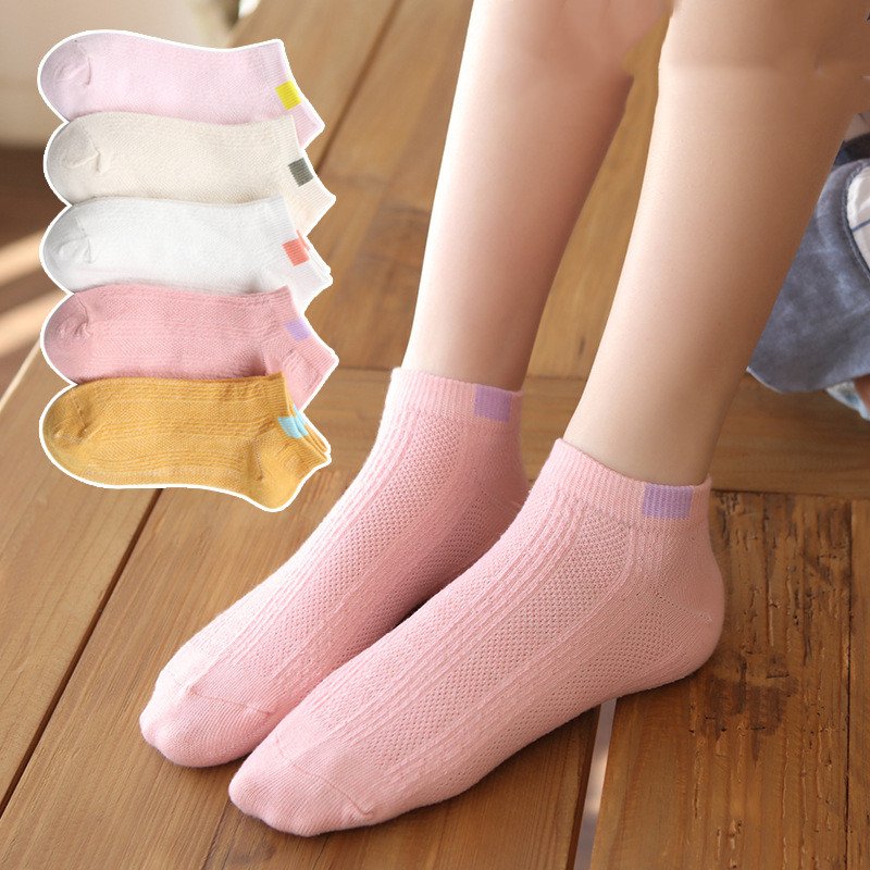 Breathable Cotton Socks for Women - 5 Pack