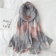 Leaf Print Scarf