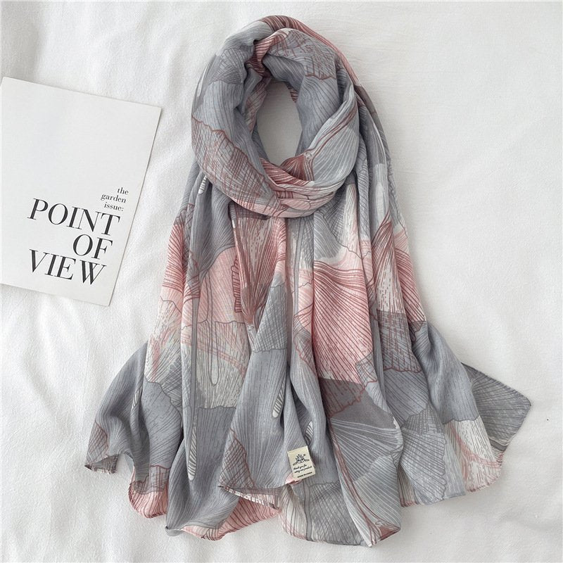 Leaf Print Scarf