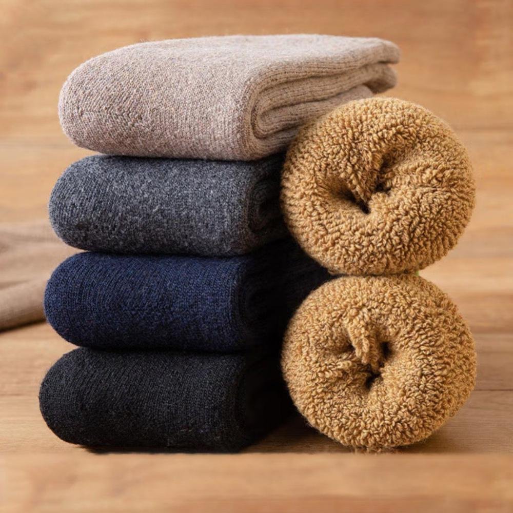 Thick and Plush Warm Wool Socks for Women