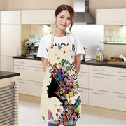 Oil-Resistant Bamboo Cotton Apron for Home Cooking